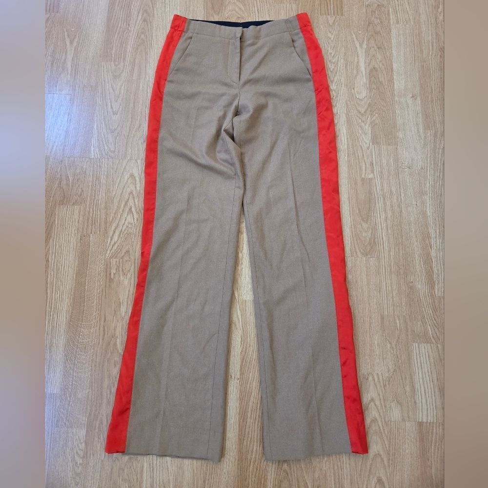 Rag & Bone Track Style Pant Stripe Flared Trousers Sz 0